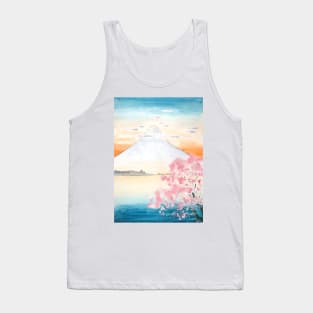 sukura and Mount Fuji Tank Top